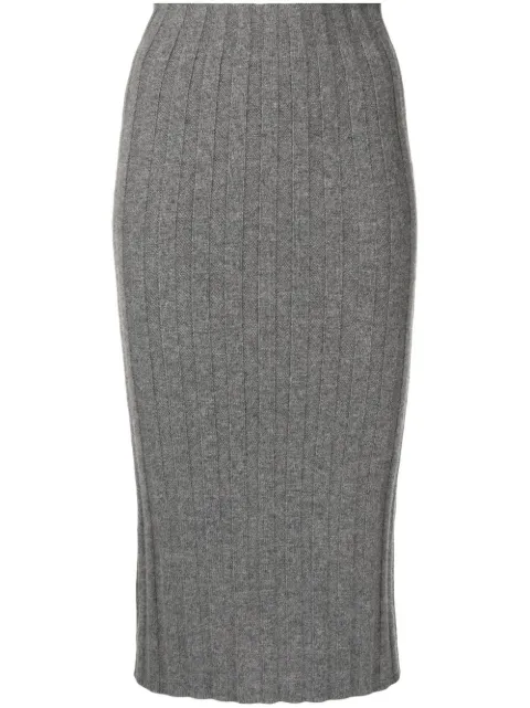 Cashmere In Love Lenny chunky-knit skirt