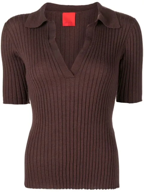 Cashmere In Love Summer cashmere-blend polo top