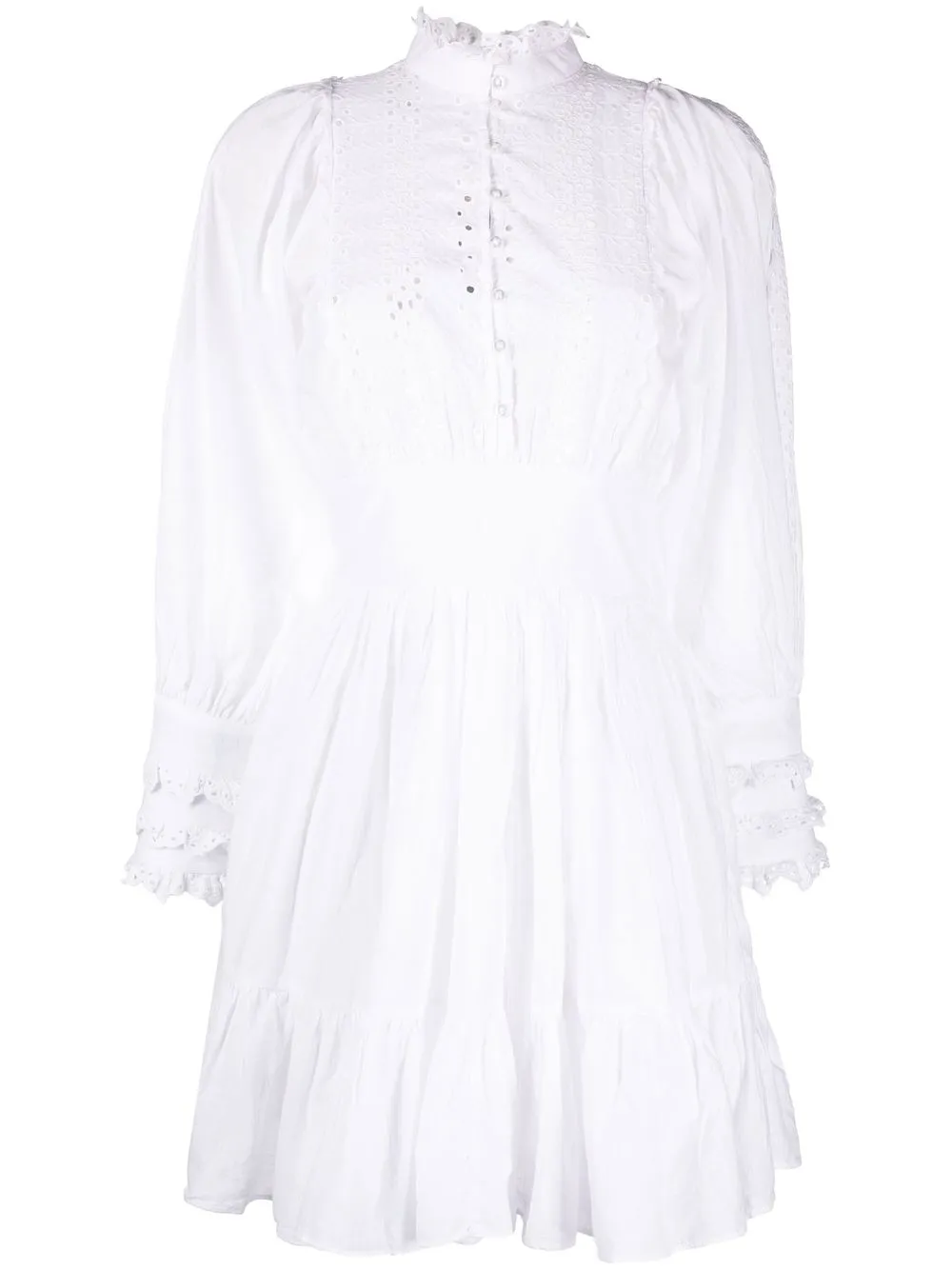 

byTiMo vestido con bordado inglés - Blanco