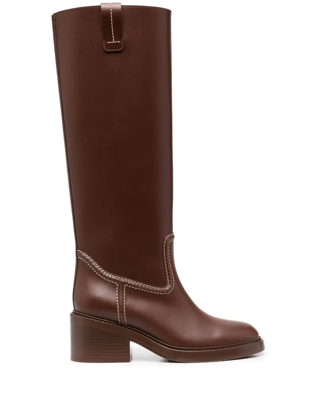 

Chloé knee-high heeled boots - Brown