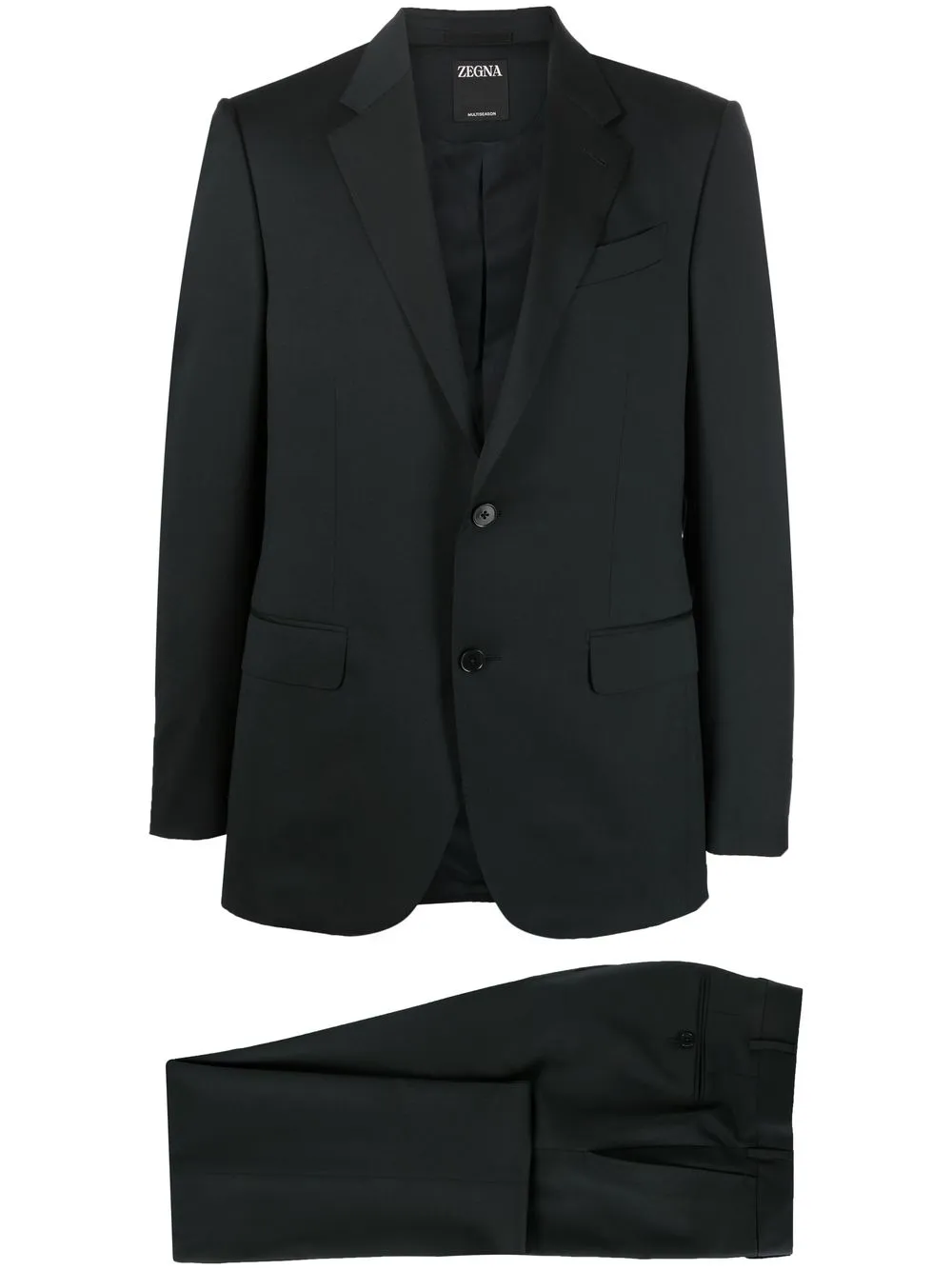 

Zegna two-piece single-breasted suit - Blue