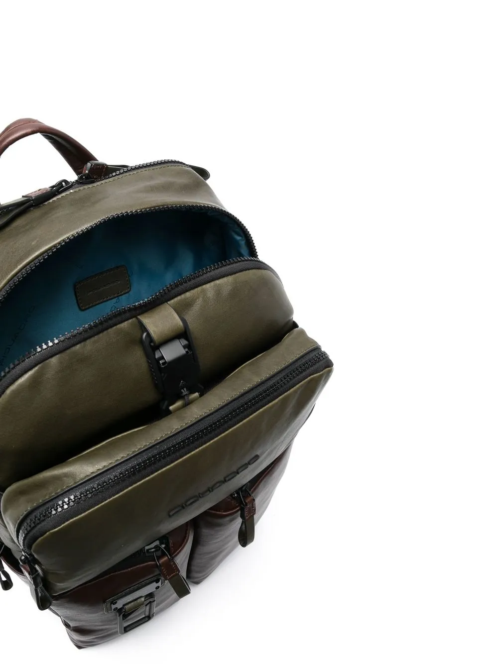PIQUADRO Rugzak met logoplakkaat Groen