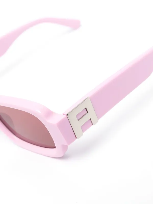 Ambush Eyewear Thia square-frame Sunglasses | Pink | FARFETCH