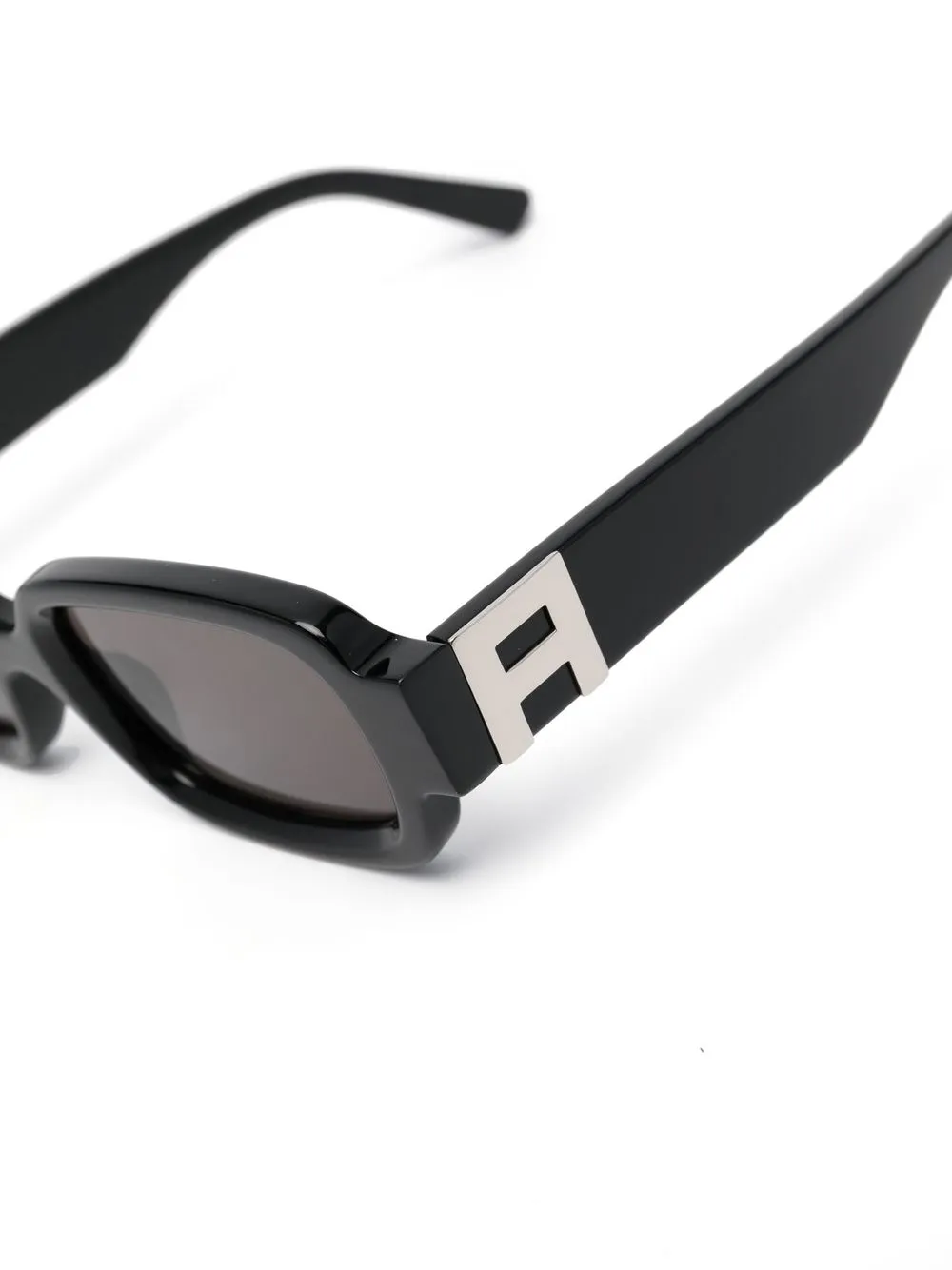 Shop Ambush Tinted Square-frame Sunglasses In Schwarz