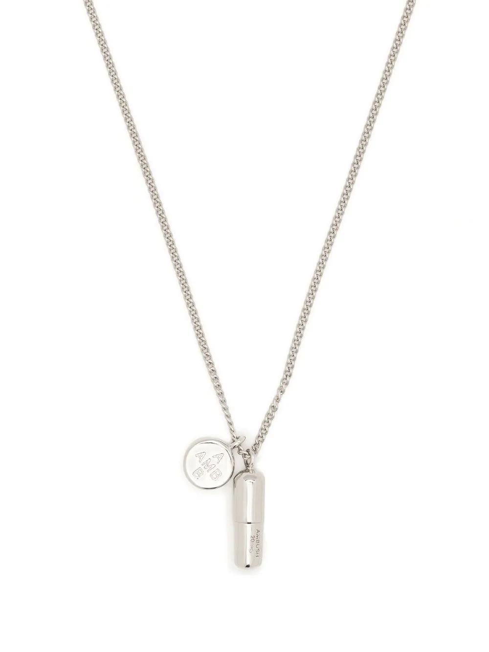 AMBUSH pill-charm Chain Necklace - Farfetch