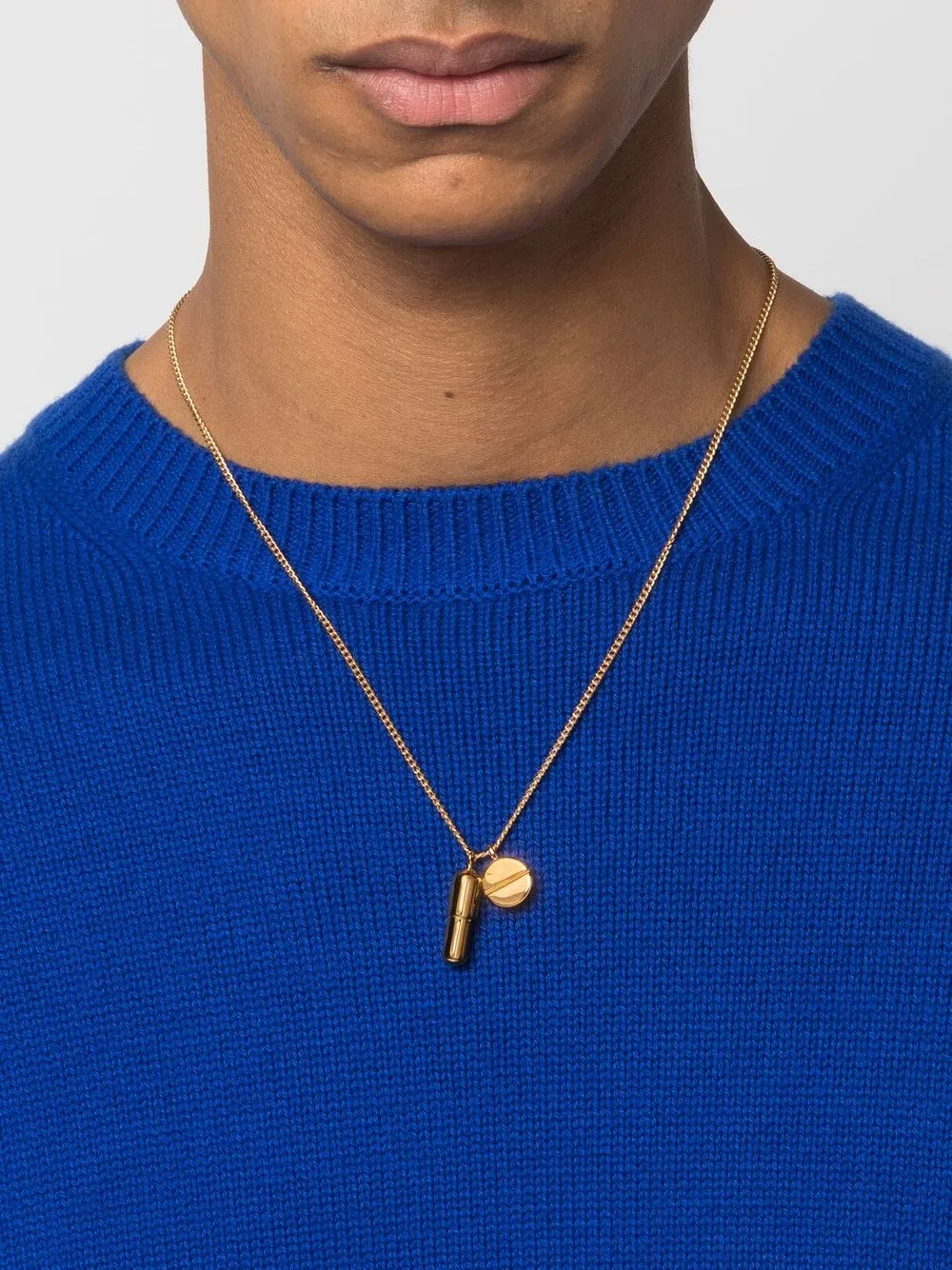 Shop Ambush Pill-charm Chain Necklace In Gold