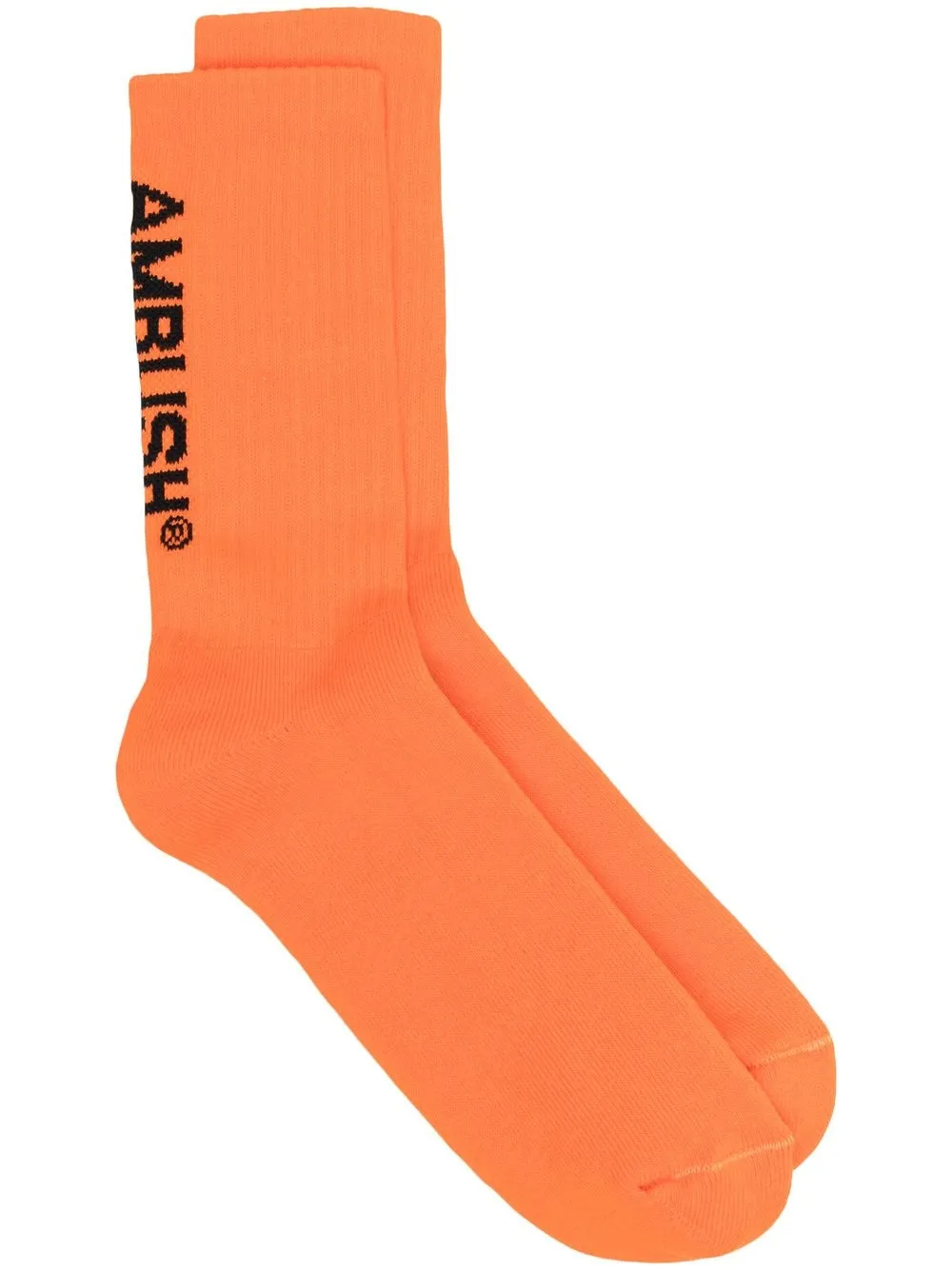 

AMBUSH calcetines con logo en jacquard - Naranja