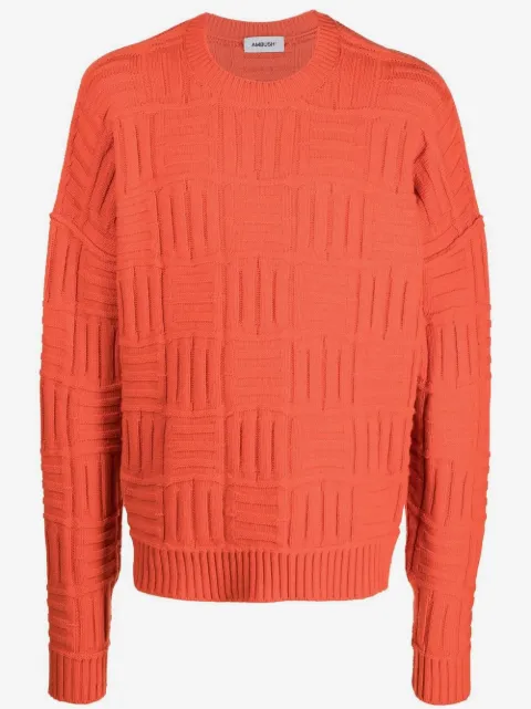 AMBUSH monogram knitted jumper