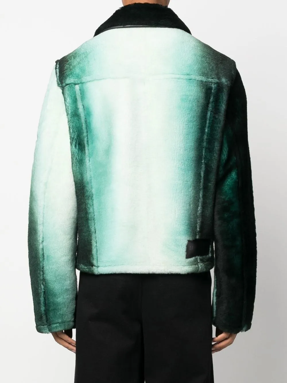 AMBUSH tiedye Shearling Jacket Farfetch