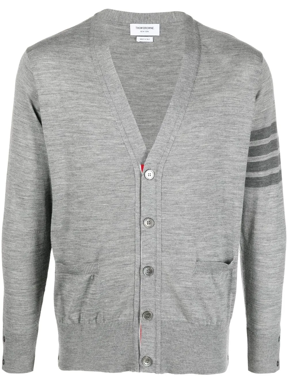 

Thom Browne 4-Bar stripe cardigan - Grey