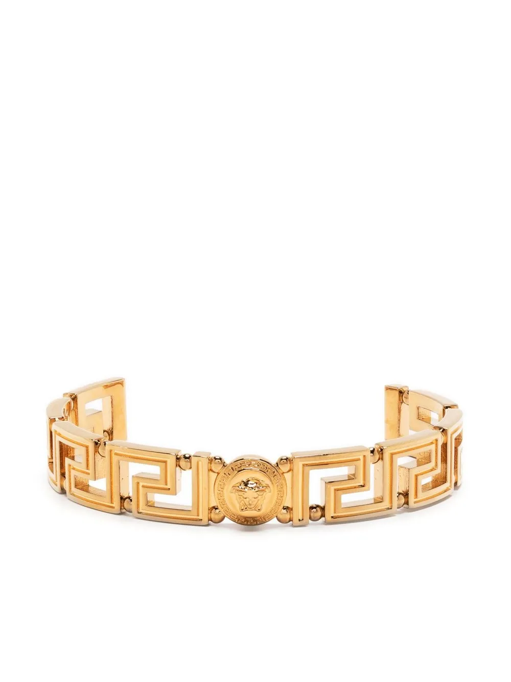 

Versace pulsera con placa Medusa - Dorado