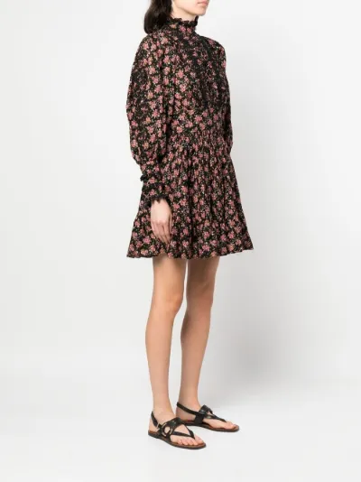 floral-print smock dress | byTiMo 