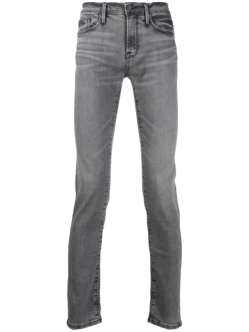 

FRAME low-rise skinny-fit jeans - Grey