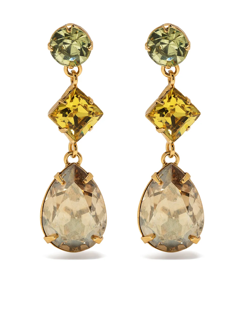 

Jennifer Behr Helena crystal-embellished earring - Gold