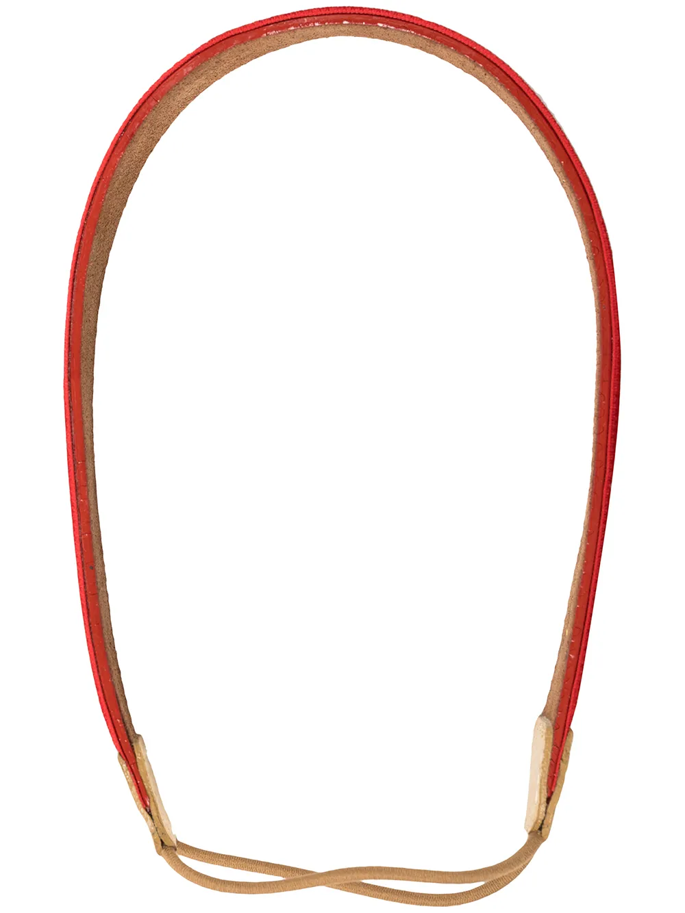 

Jennifer Behr elasticated velvet headwrap - Red