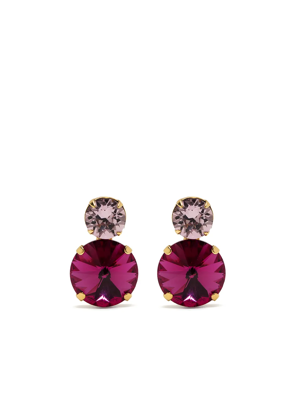 

Jennifer Behr Myrla crystal earring - Gold