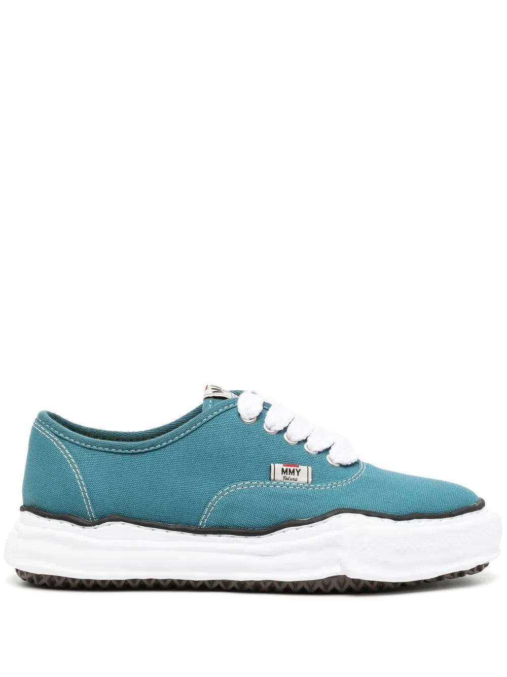 

Maison Mihara Yasuhiro Baker lace-up low-top sneakers - Blue