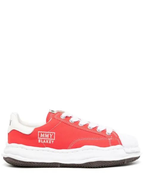 Maison MIHARA YASUHIRO ridged-trim low-top sneakers