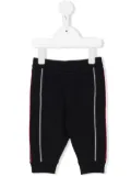 Moncler Enfant side-stripe tracksuit trousers - Blue