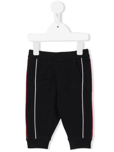 Moncler Enfant side-stripe tracksuit trousers