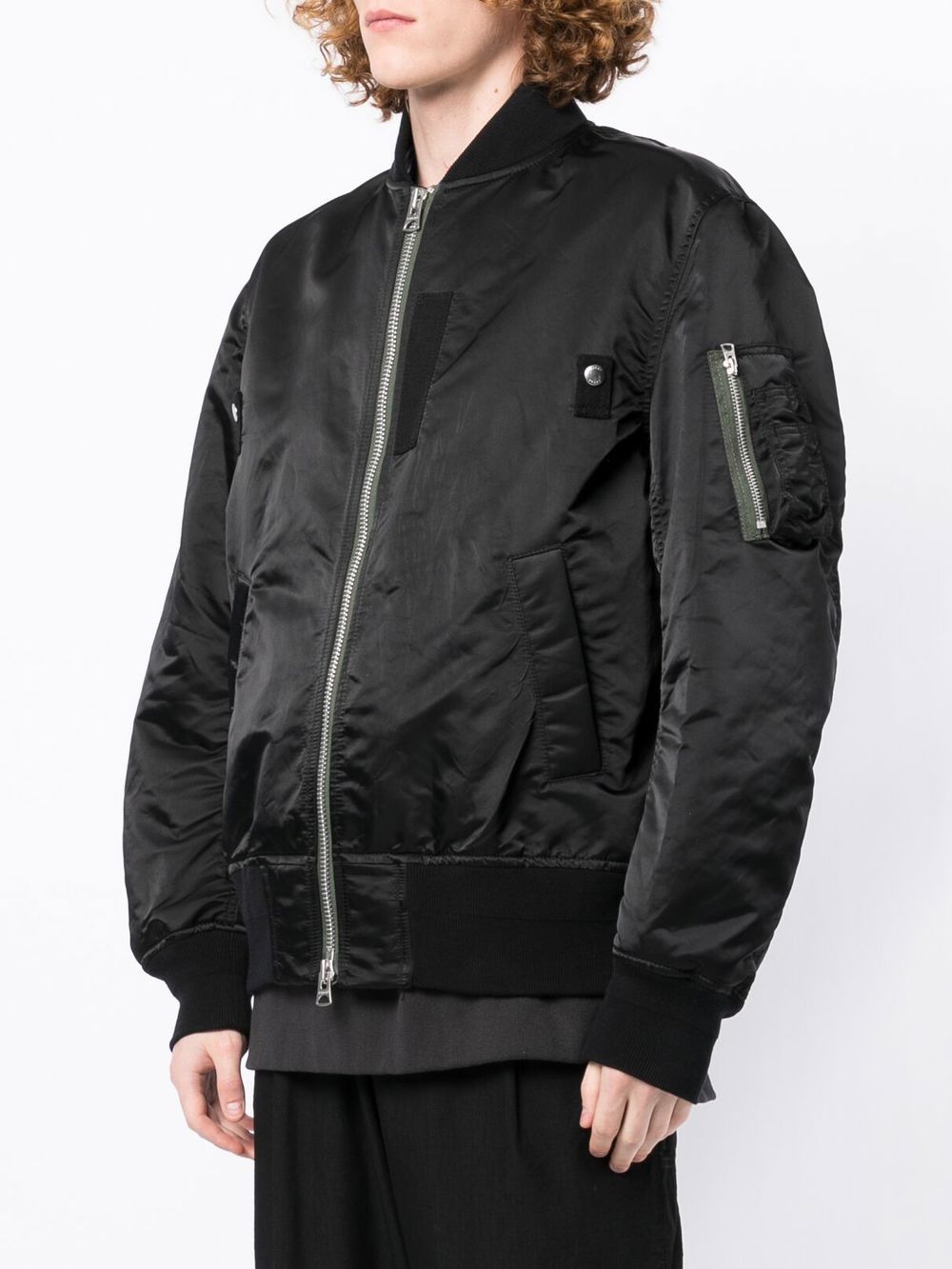 Sacai zip-up Bomber Jacket - Farfetch