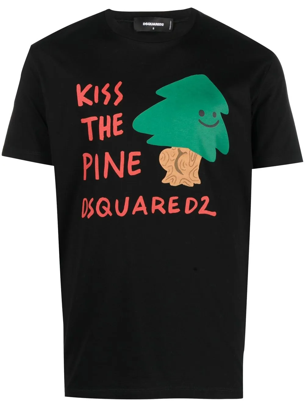 

Dsquared2 playera Kiss The Pines - Negro