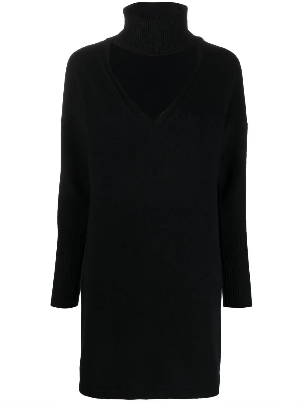 

Federica Tosi Abito roll-neck dress - Black