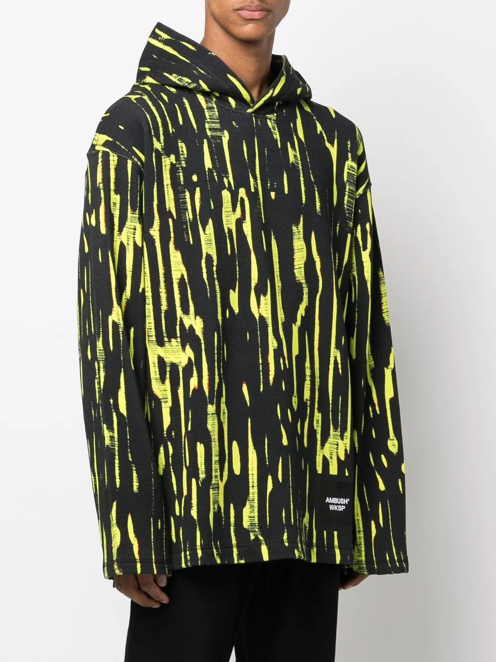  Ambush Graphic-print Hoodie - Black 