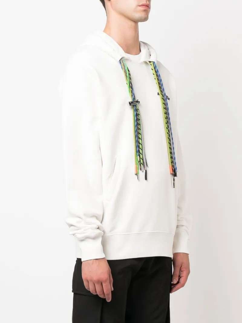 AMBUSH multi-cord long-sleeve hoodie white | MODES