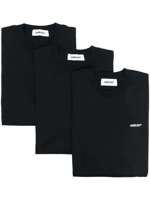 Lot de trois t-shirts à logo imprimé - AMBUSH - Modalova
