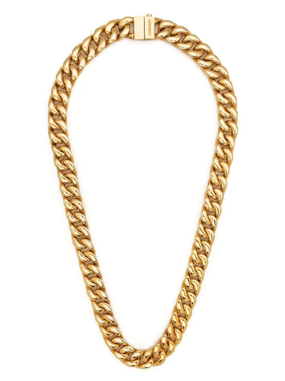 

AMBUSH collar Chain 7 con logo grabado - Dorado