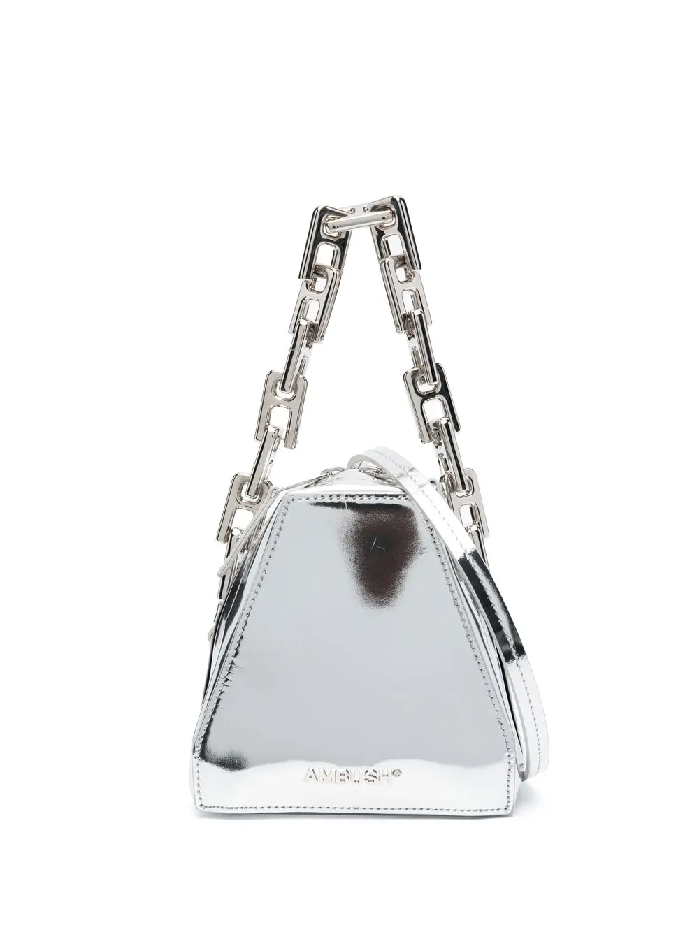 

AMBUSH small Tri tote bag - Silver