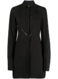 AMBUSH cut-out heart shirtdress - Black