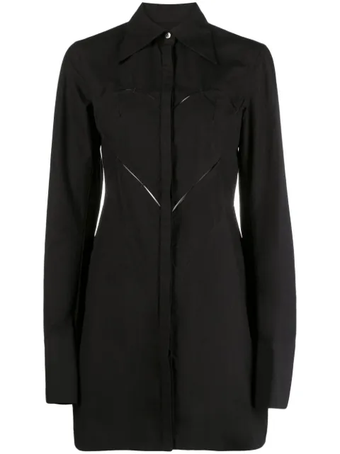 AMBUSH cut-out heart shirtdress