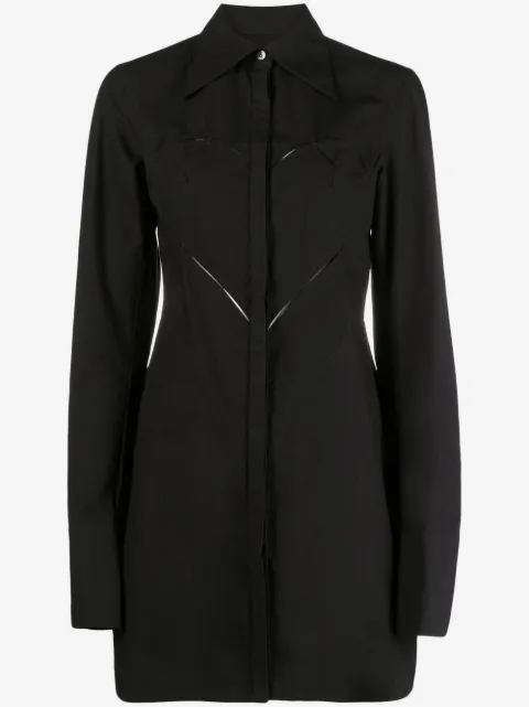 AMBUSH cut-out heart shirtdress
