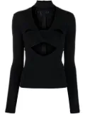 AMBUSH cut-out detail high-neck top - Black