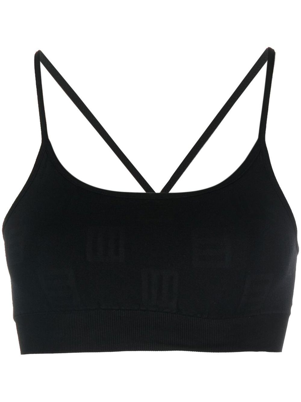 

AMBUSH bra deportivo con tirantes cruzados - Negro