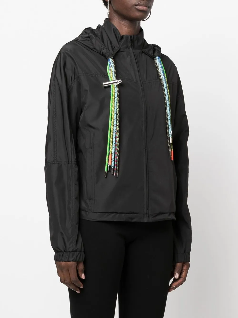  Ambush Kapuzenjacke Mit Kabel   Schwarz 