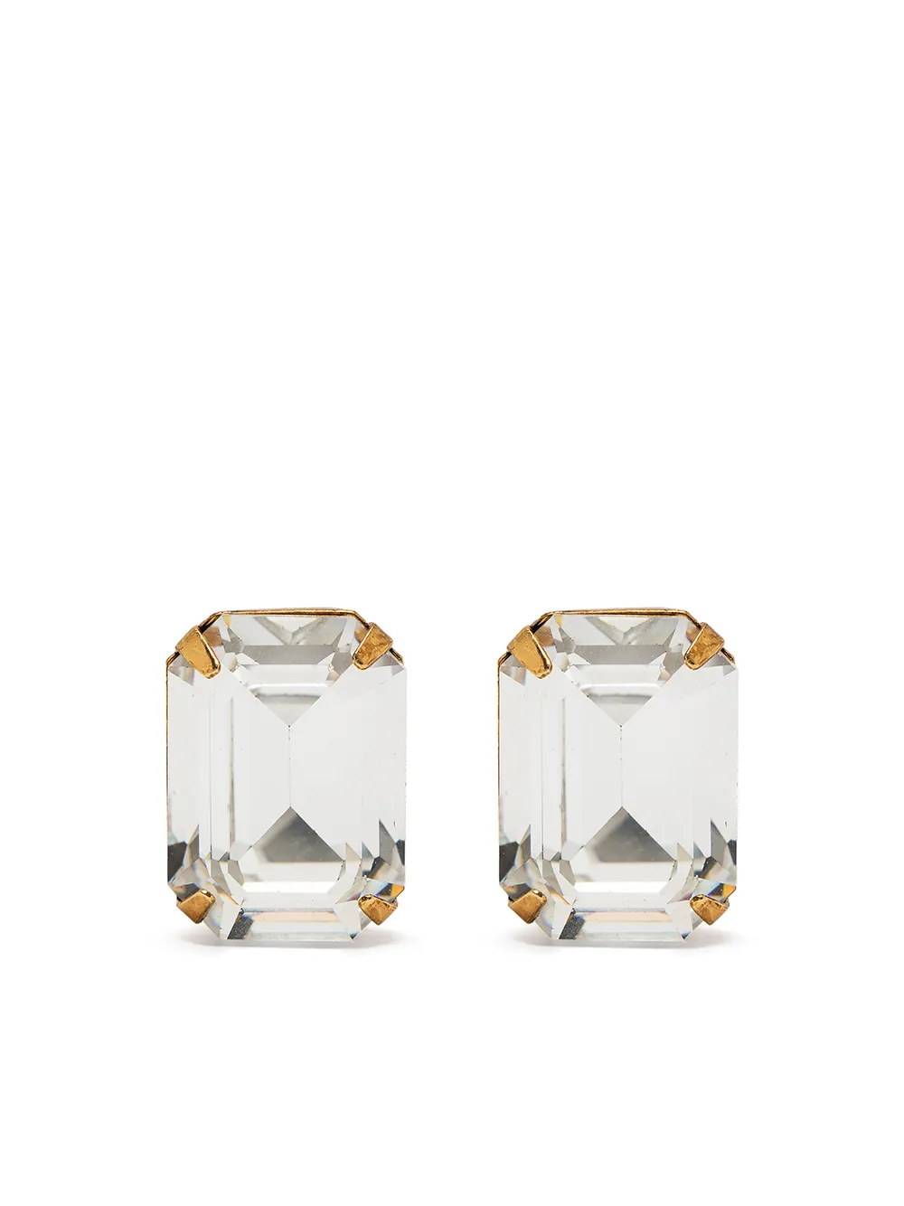 

Jennifer Behr Shiloh crystal stud earring - Gold