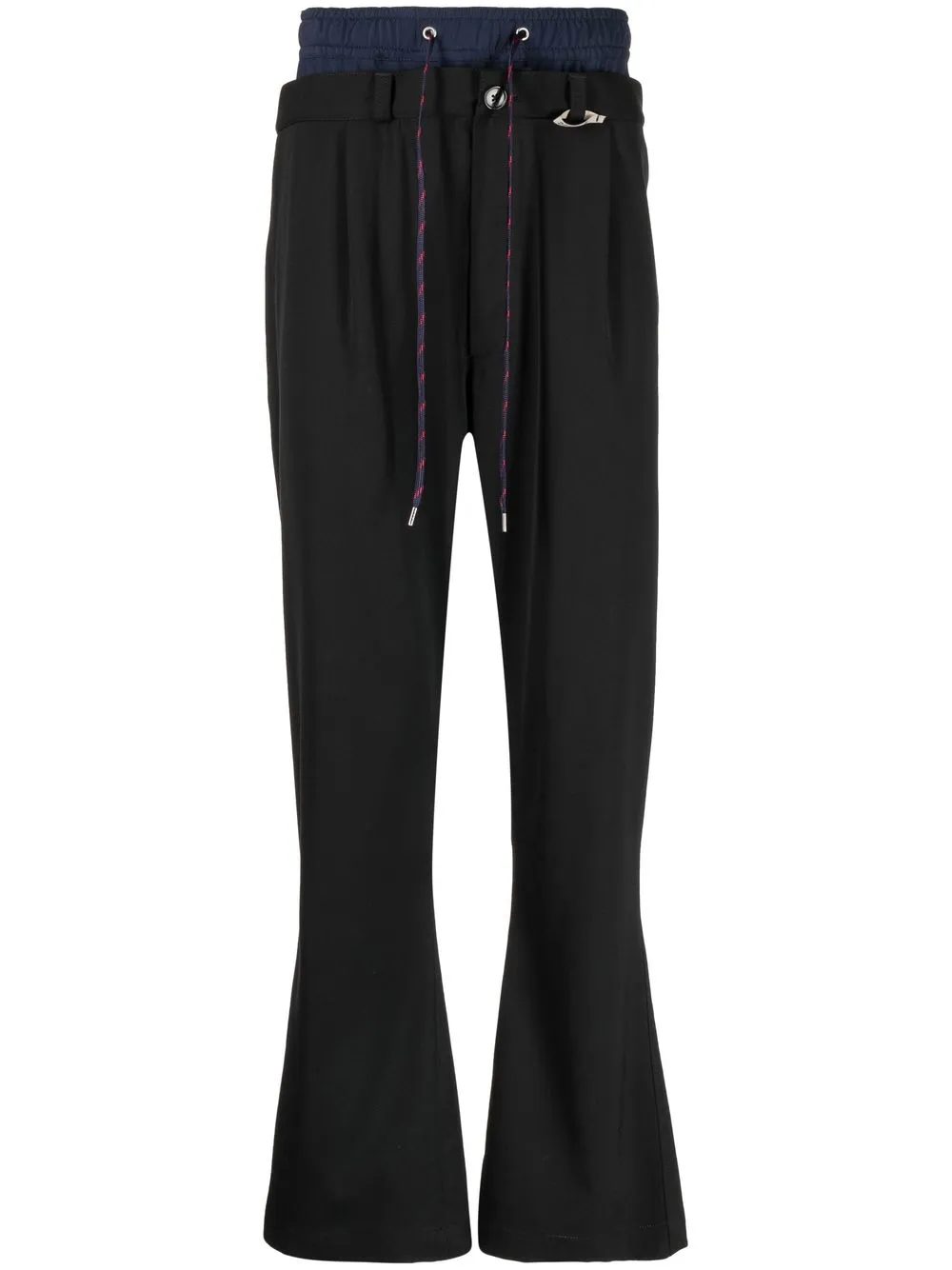 

Maison Mihara Yasuhiro pantalones con parche del logo - Negro