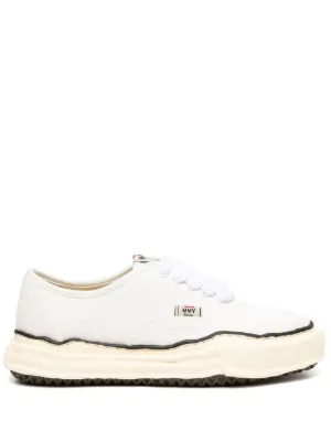 Maison MIHARA YASUHIRO Yucca pointed-toe Sneakers | White | FARFETCH