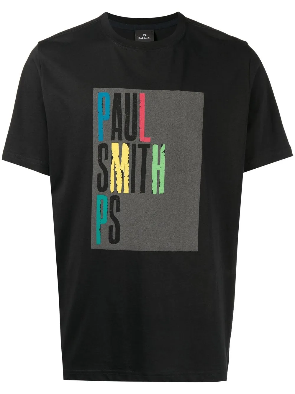 

PS Paul Smith playera con logo estampado - Negro