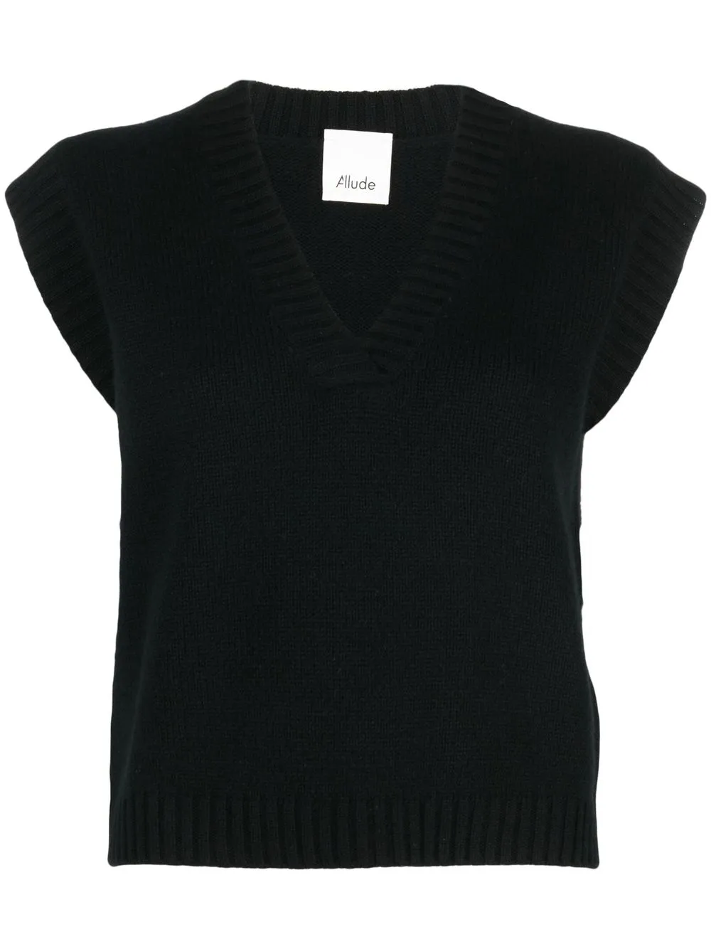 

Allude top tejido de manga corta - Negro