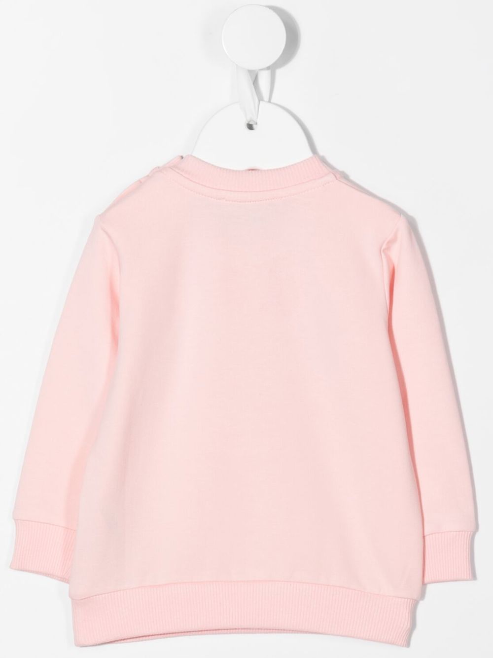 Moschino Kids Sweater met logoprint - Roze