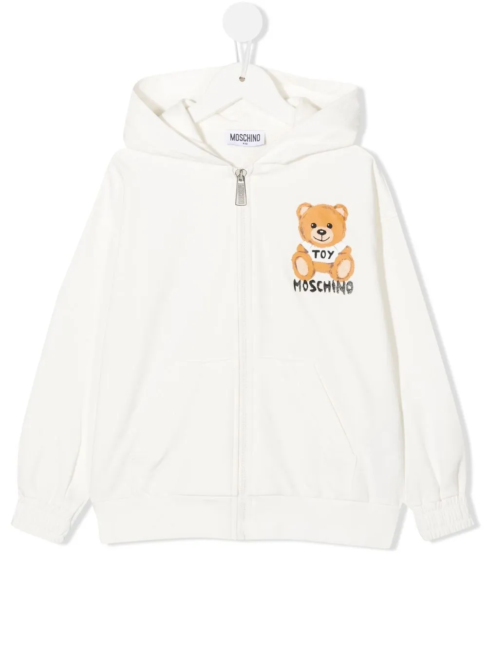 

Moschino Kids hoodie y motivo Teddy Bear - Blanco