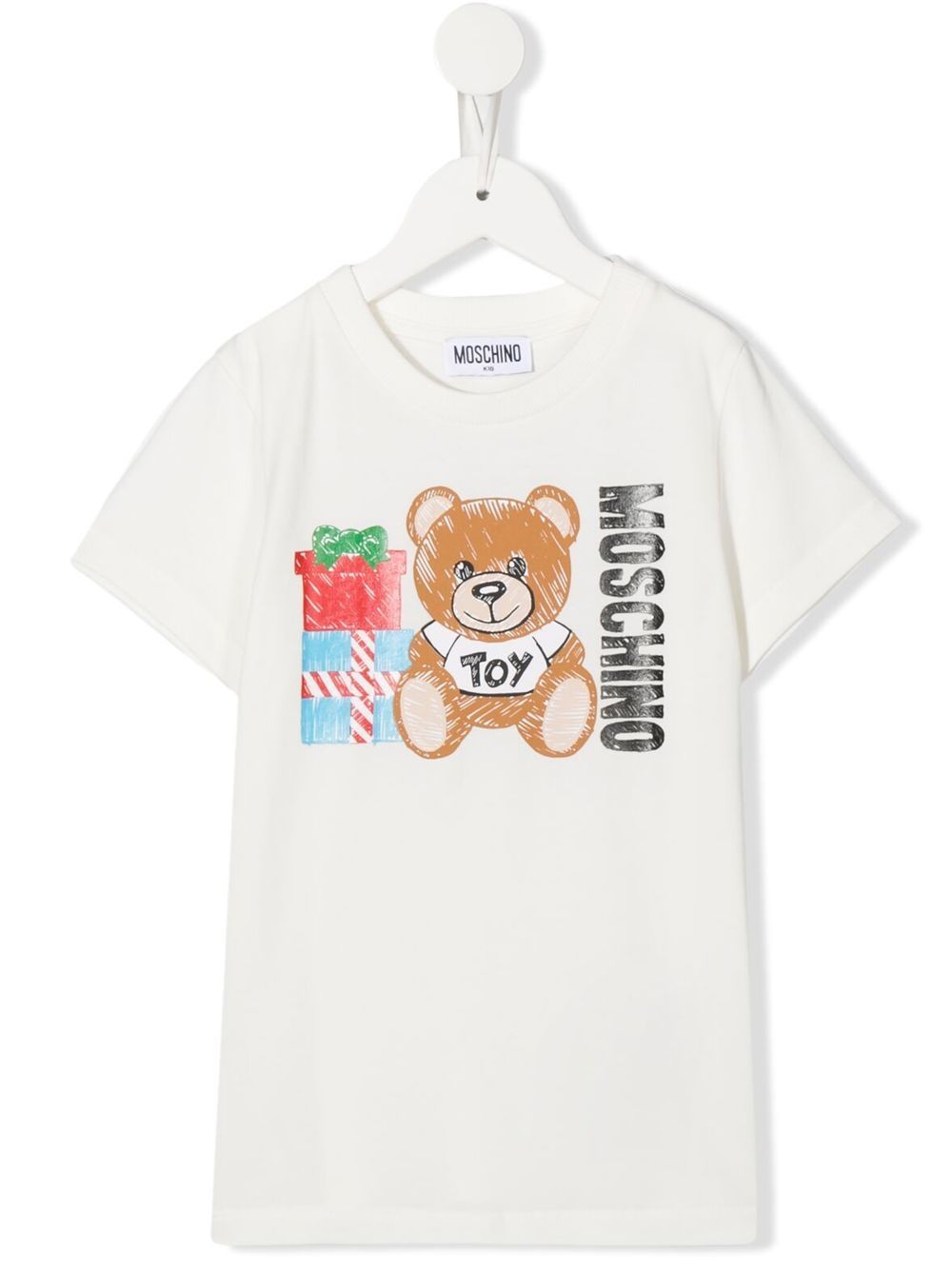 

Moschino Kids playera con motivo Teddy Bear - Blanco