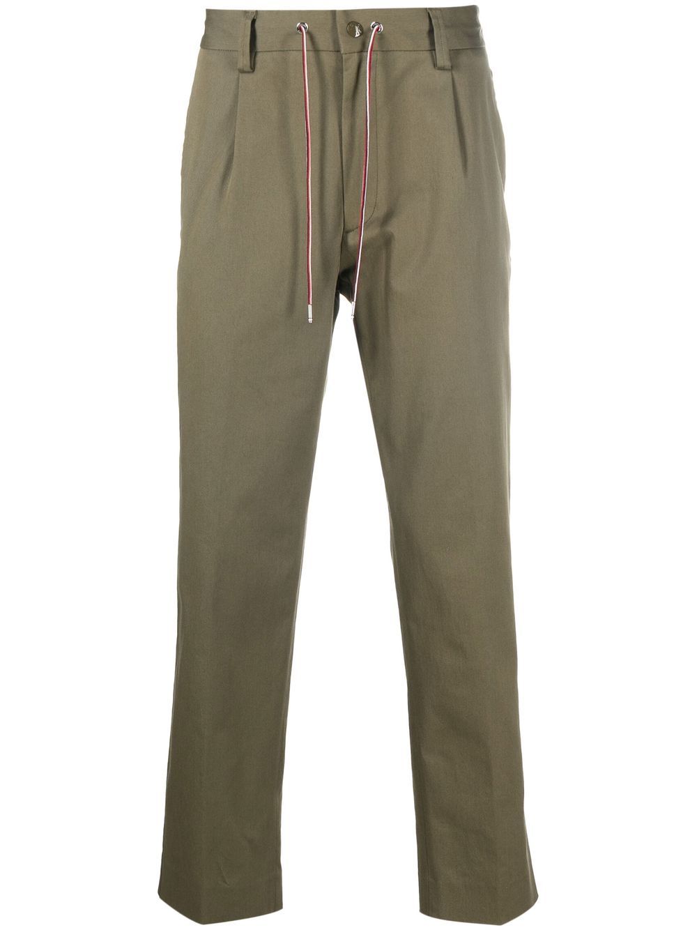 

Moncler slim-cut chino trousers - Green