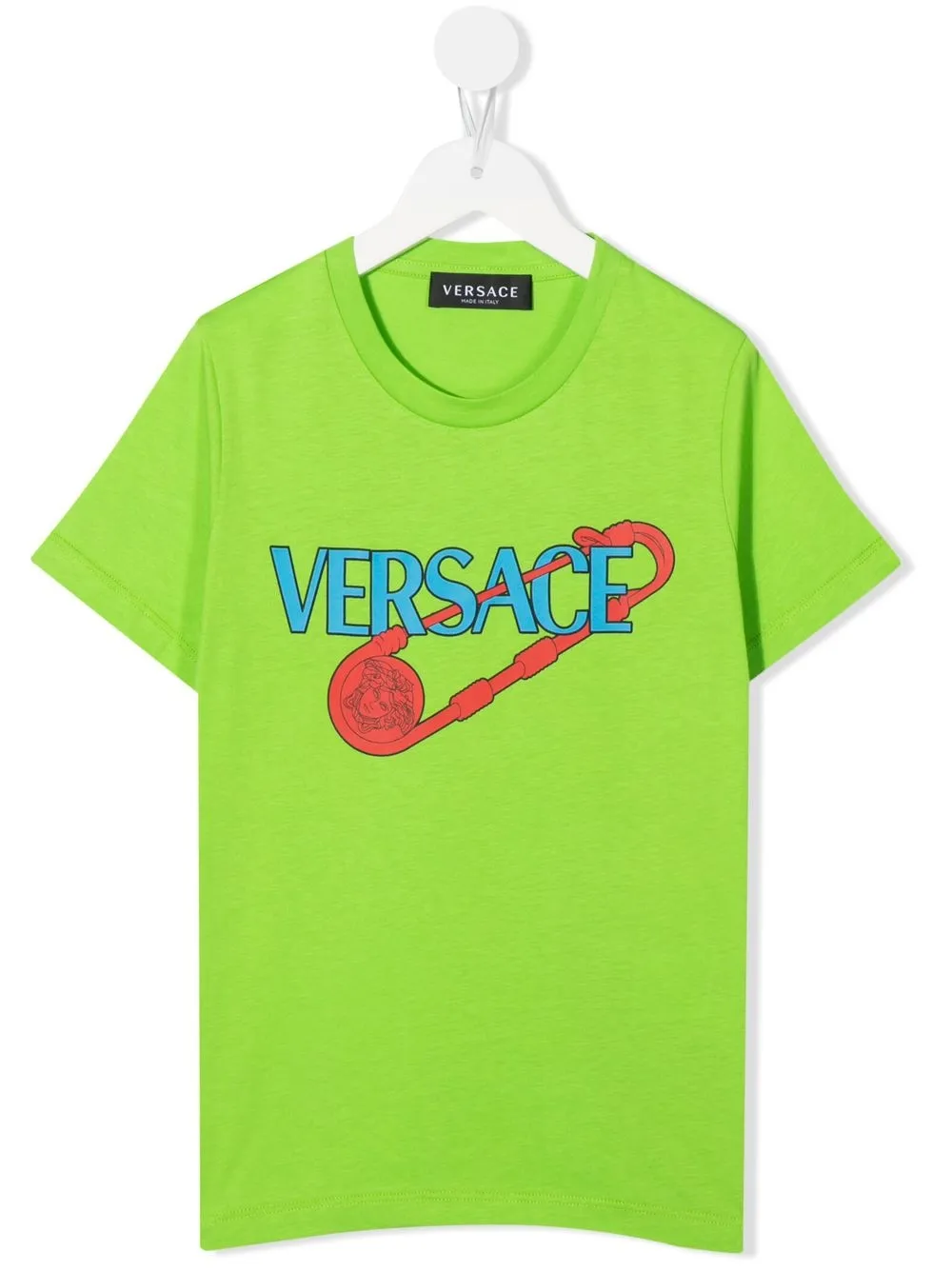 

Versace Kids playera con cuello redondo - Verde