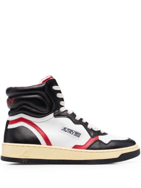 Autry panelled high-top sneakers