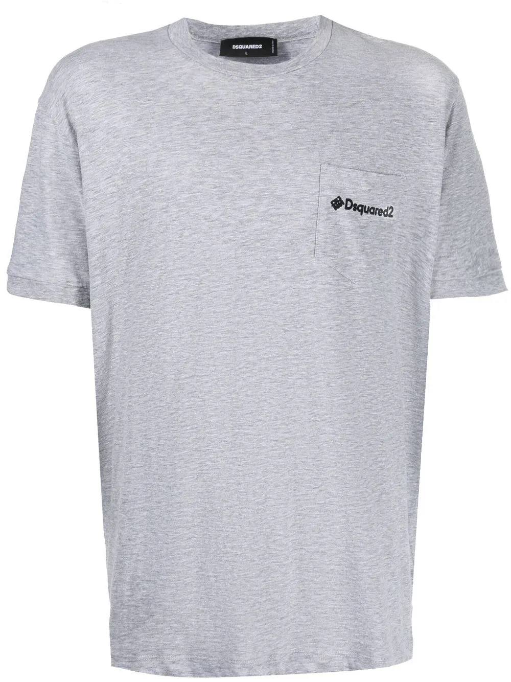 

Dsquared2 playera con logo estampado - Gris